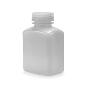 Rechhoekige fles van HDPE