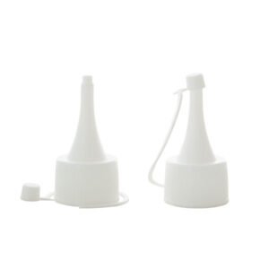 Druppeldoppen met schroefdraad 24/410 van polyethyleen