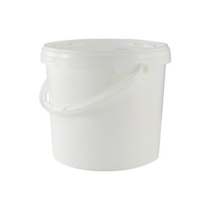 Cilindrische container van PP met handvat