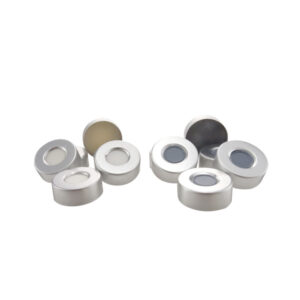 Aluminium krimpdop Ø20 mm met septum