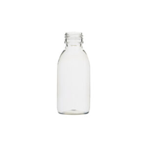 Fles van transparant PET