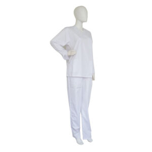 Laboratoriumjas en -broek (“overall”)