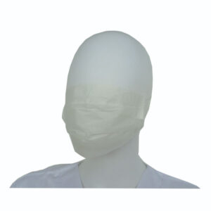 Wegwerpbare papieren mondmaskers voor bezoekers