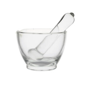 Glazen vijzel met stamper Premium Line