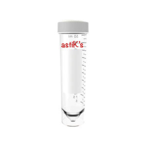 Gegradeerde PP centrifugebuis met rand, vrij van zware metalen, 50 ml, Premium Line