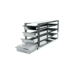 Rek voor verticale vriezers met uitneembare trays