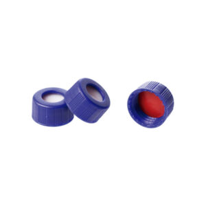 Schroefdop voor flacons met ingesloten siliconen/PTFE septum