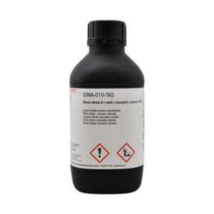 Zilvernitraat, gestelde oplossing 0,1 M (0,1 N) VSA