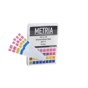 pH-indicatorstrips met 4 pads