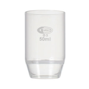 Smeltkroes met filterplaat