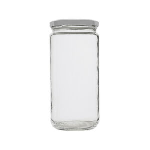 Glazen pot met schroefdeksel