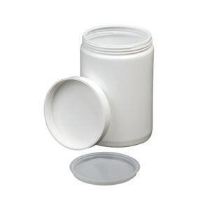 Pot van HDPE met wijde hals, ondoorzichtig
