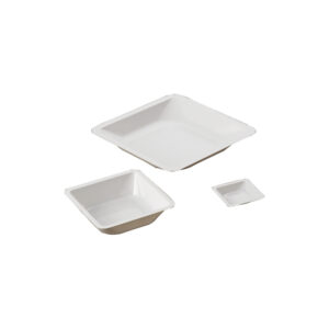 Polyestyreen weegplateau, wit
